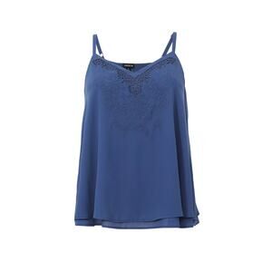 Torrid Sophie Chiffon Embroidered Swing Cami - Blue - Size 4X